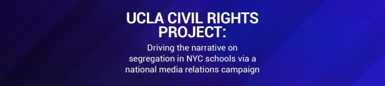 Media relations for the UCLA Civil Rights Project